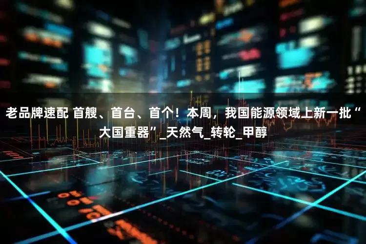 老品牌速配 首艘、首台、首个！本周，我国能源领域上新一批“大国重器”_天然气_转轮_甲醇